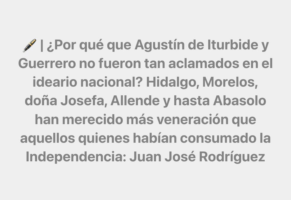 noroestemx's tweet photo. 🖋️ | ¿Por qué celebramos el inicio de la Independencia y no su consumación? Este domingo en El Octavo Día, @juanjose_rdgz vuelve al 27 de septiembre de 1821 para reflexionar sobre Iturbide, Guerrero y otros personajes que marcaron el nacimiento de México
🔗 https://t.co/F7xIFdKloR