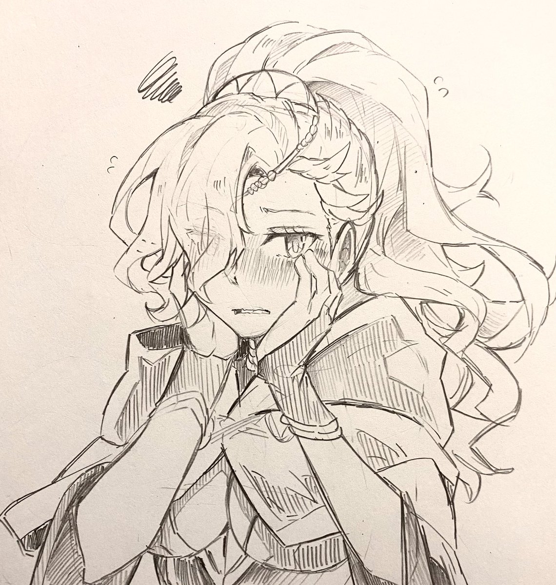 Shirotuta's tweet photo. 照レダち落書き https://t.co/smXgJCJNnS