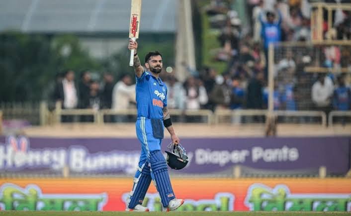 Out_2Box's tweet photo. HUNDRED NO.86 FOR GOAT KING KOHLI 🐐 

- 86th International Hundred for the GOAT, he is here to take all the batting records in ODI history, Greatness, he is achieving everything 🔥 https://t.co/gZpyy9kC6r