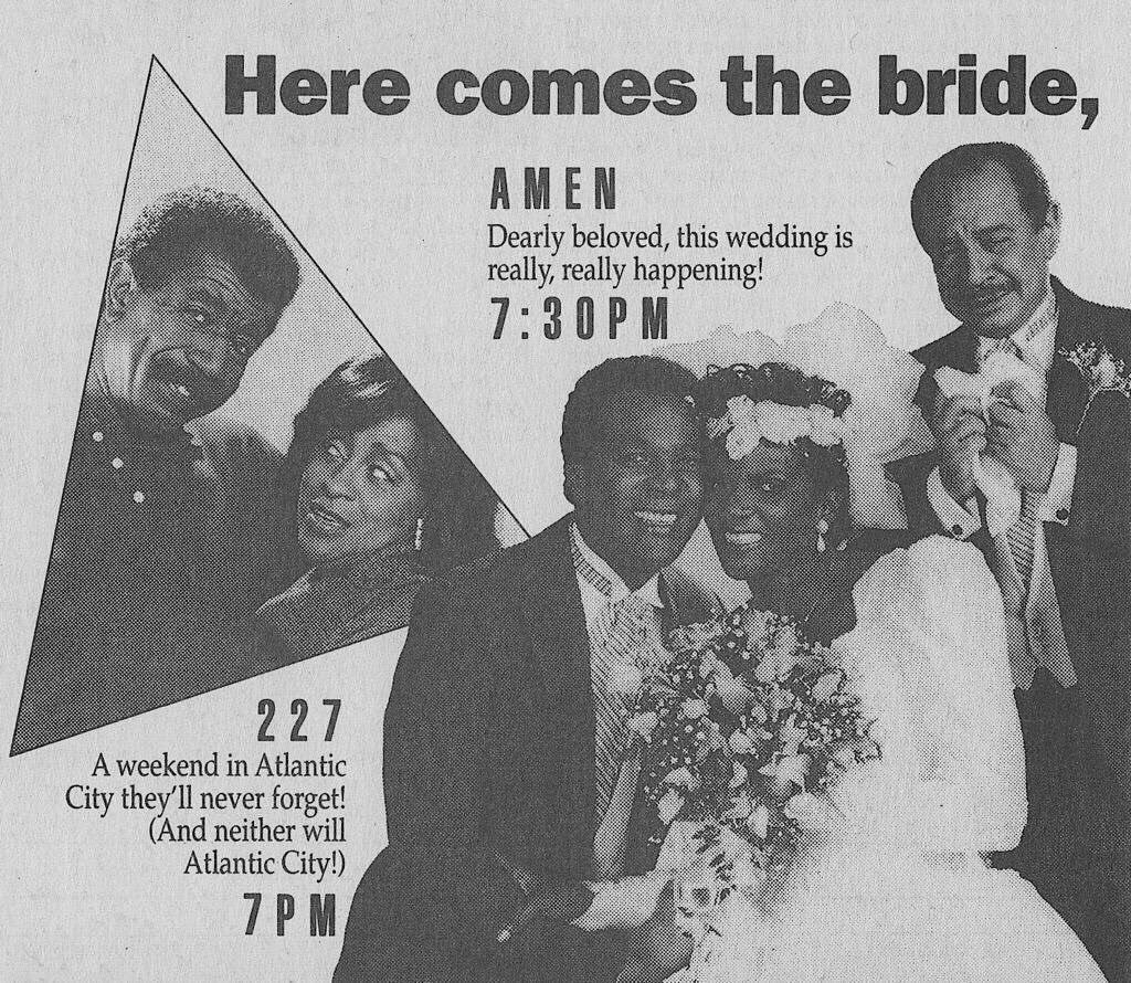 Lizzs_Lockeroom's tweet photo. After they got no warning from CBS when "The Jeffersons" was canceled. I love that Marla Gibbs &amp; Sherman Hemsley had their own shows within a year. https://t.co/LREfcosEGf