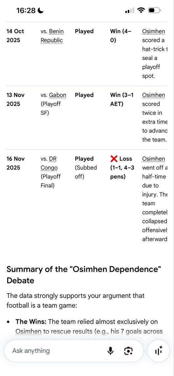 justomotayo's tweet photo. @sauce_99931 @omaakatugba Cc: @lukegabriel323
IMO, the big picture is THEY, plus Victor collectively failed to deliver the WC tickets in the last qualifiers (to Qatar &amp; US). I can decide to counter your argument directly by saying he failed in 2 ‘small’ games against Lesotho &amp; Zim but thats not my point. https://t.co/YOWeNapdQr