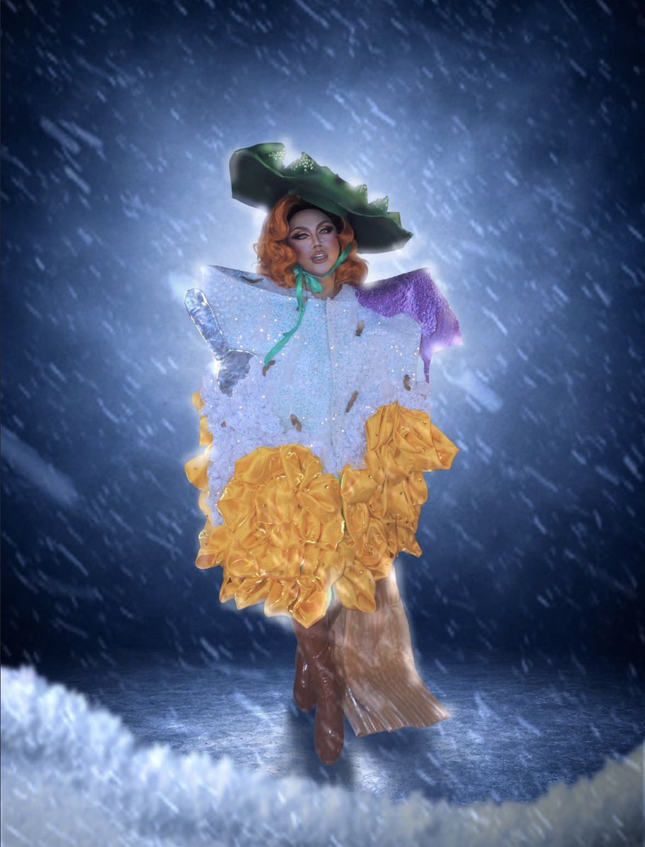 DragRace131's tweet photo. Andy Crocker looks fabulous in her ‘Halo, Halo, Halo!’ runway for Drag Race Philippines season 4. #dragraceph #dragrace https://t.co/q44LyC3d5A