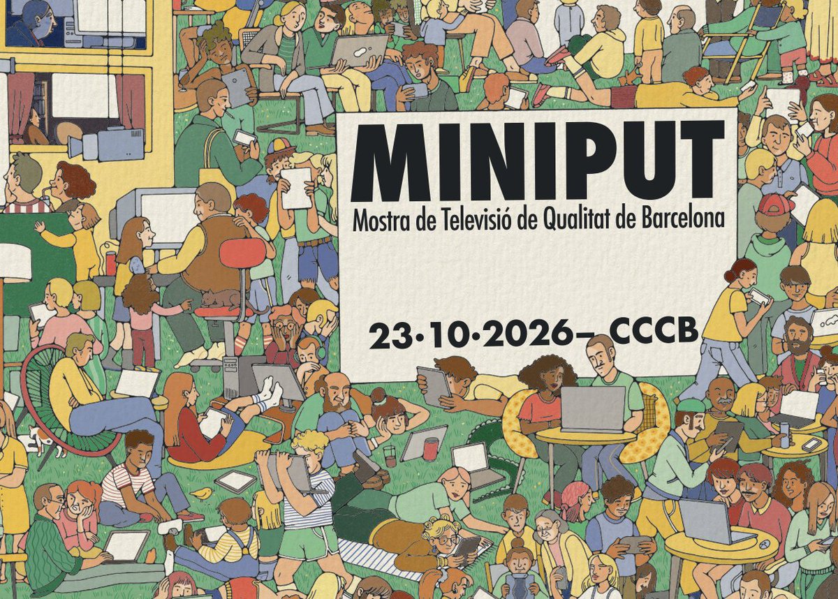 MINIPUTBCN's tweet photo. Aneu reservant-vos el divendres 23 d'octubre... 

Tocarà buscar on és la TV! https://t.co/AlrVYkGB1Q