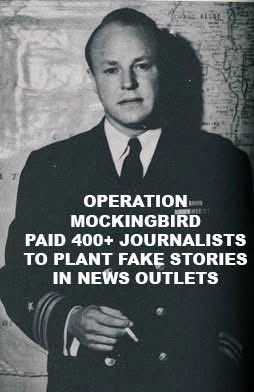 Daniell64334313's tweet photo. The CIA didn't need to censor the news. It just hired the people who wrote it.

The man you see in the picture is Frank Wisner. In 1948 he was handed the CIA's covert-operations wing. The branch that ran coups, propaganda, and dirty tricks. And Wisner had a favorite toy. He called it his "Mighty Wurlitzer," after the organ in an old movie theater. The idea: he could sit at the keyboard and play the entire Western press like one instrument. Push a story here, kill one there, and the public hears whatever tune he wants.

That machine is what people now call Operation Mockingbird.

In 1976 the Senate's own Church Committee admitted the CIA had around 50 journalists in secret relationships. And in 1977, Watergate reporter Carl Bernstein went further, he found the real number was more than 400 American journalists who had quietly carried out assignments for the CIA over 25 years.

The same press that's supposed to watch the government was, for decades, taking assignments from its spy agency. Some knew exactly what they were doing. Some had no idea.

So yeah, don't believe everything you see. Even from the media. 🤷