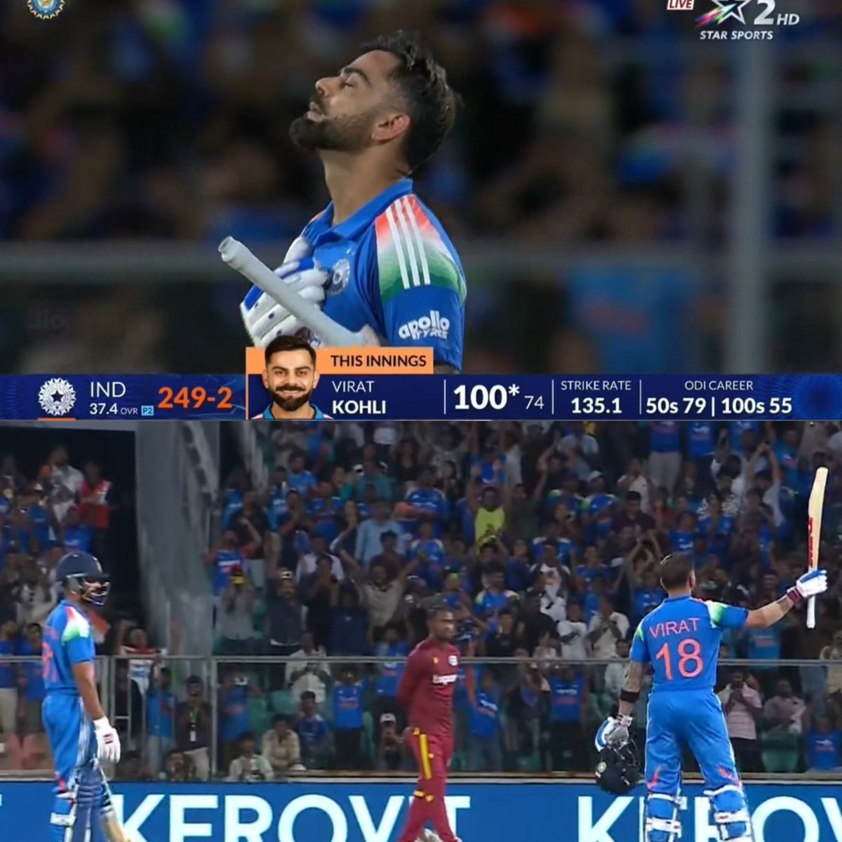 imkevin149's tweet photo. When I was in school Kohli was scoring centuries, When I was in college, Kohli was scoring centuries now I'm doing job and Kohli is still scoring centuries

Decades changed but Kohli hasn't 😭❤️ https://t.co/CwrRrW52Zz