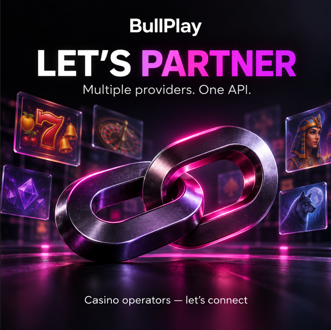 joker_coding's tweet photo. Expanding your casino’s game portfolio? 🎰

BullPlay is looking to partner with casino operators.

🎮 Multiple providers, one API
🤝 Flexible GGR terms
🛠️ Integration support
Let’s explore a partnership. DM me! 📩
#iGaming #CasinoOperators https://t.co/RcDbqWjX7h