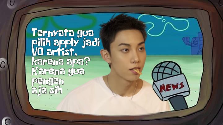 RyulPocha's tweet photo. Gua milih jadi VO artist aja dah… simak alasan tersendiri gua kenapa maunya jadi VO artist. Next soal 20.10

Yang jawab VO aja: +600
Yang jawab VO dan alasannya: +700
Yang jawab selain VO: +300
Yang jawab selain VO tapi ada alasannya: +400 https://t.co/PxNVBgLktL