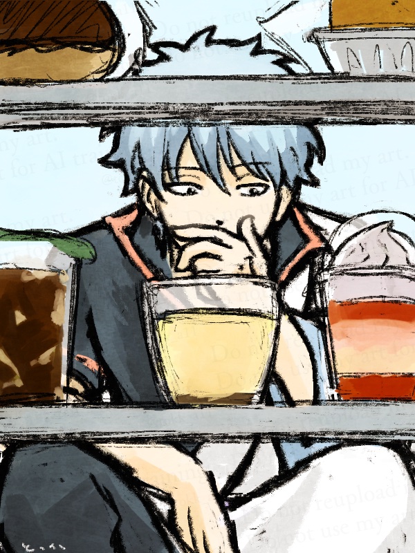 tokk_a11's tweet photo. #坂田を描けるようになろうの会

【コンビニスイーツを選んでいる坂田】目移りしちゃうね https://t.co/eLPibpJ7zl