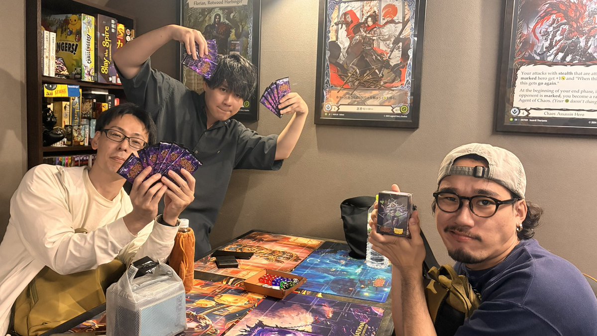 watachannel's tweet photo. わたちゃんCUPmini優勝者は『ショーマン、ブラーボ』を使用した、こーや（@vanguard5698243）さん🥇
おめでとうございます🎉

皆様お越しいただきありがとうございました😊

本日お配りしたトークンをGo Againのアーモリーで見せると追加でGEM packがもらえるのでまた遊びに行こう‼️

#わたちゃか https://t.co/uGYwzfRFPU