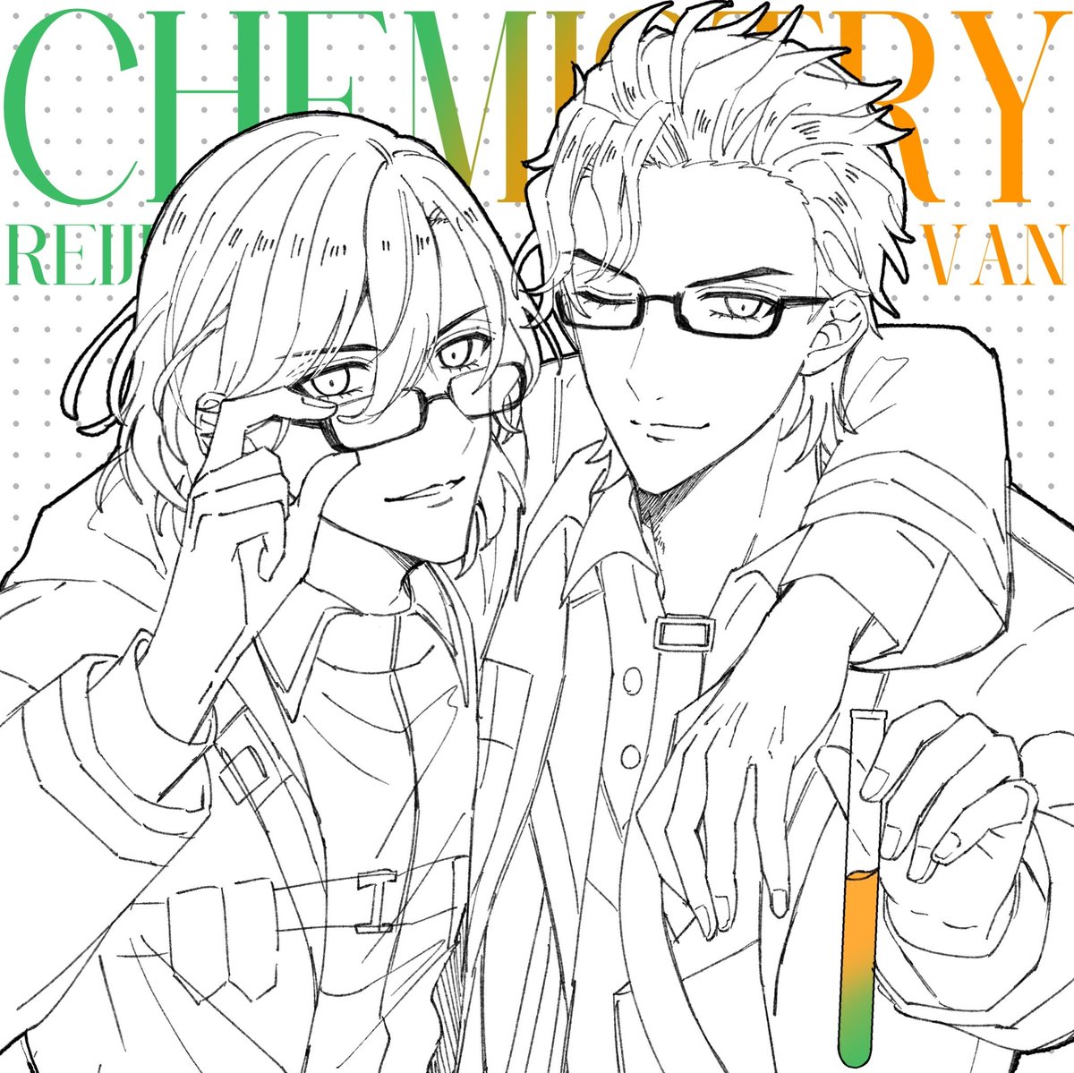 syichicken's tweet photo. 01  REIJI / VAN 💚🧡 https://t.co/yS967VKcrz