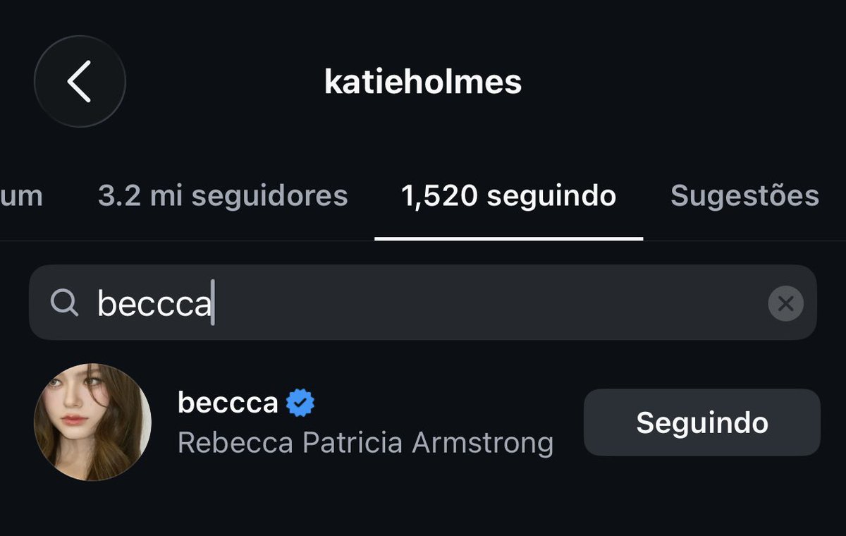 engagementbecky's tweet photo. Após o encontro na primeira fila do desfile da Tod’s, a atriz Katie Holmes começou a seguir Becky Armstrong no Instagram 🧡

#BeckyxTodsSS27 #beckysangels‌ 
#BeckyxMFWTodsSS27 #Tods #TodsxBecky #MilanoFashionWeek
#BeckyArmstrong https://t.co/m4I9j6CUgq