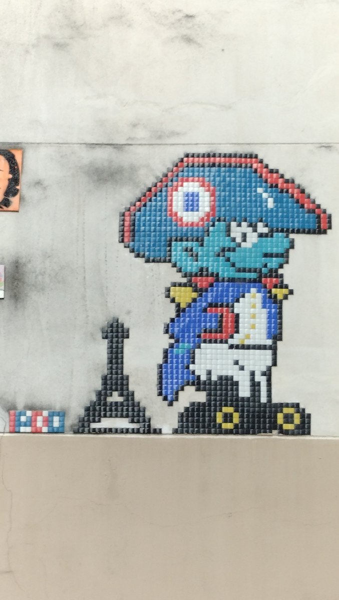 oungawa's tweet photo. #Napoleon #imperator #Paris #pixelart #mozaic #pitufo #smurf #schtroumpf #streetart #arturbain #urbanart #arteurbana #arteurbano #artedecalle #callero #callejero #artderue #artederua #muralart #murale #muralpainting #wallart #wallpainting #graff #graffiti #spraypaint #enjoy https://t.co/dADHXBYbq3