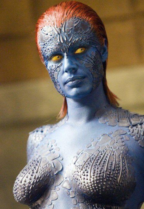 StarletVault's tweet photo. Rebecca Romijn as Mystique vs. Rebecca Romijn in real life.

One became a mutant icon.
The other never needed a disguise. 🔥 https://t.co/jGviuDoMCK