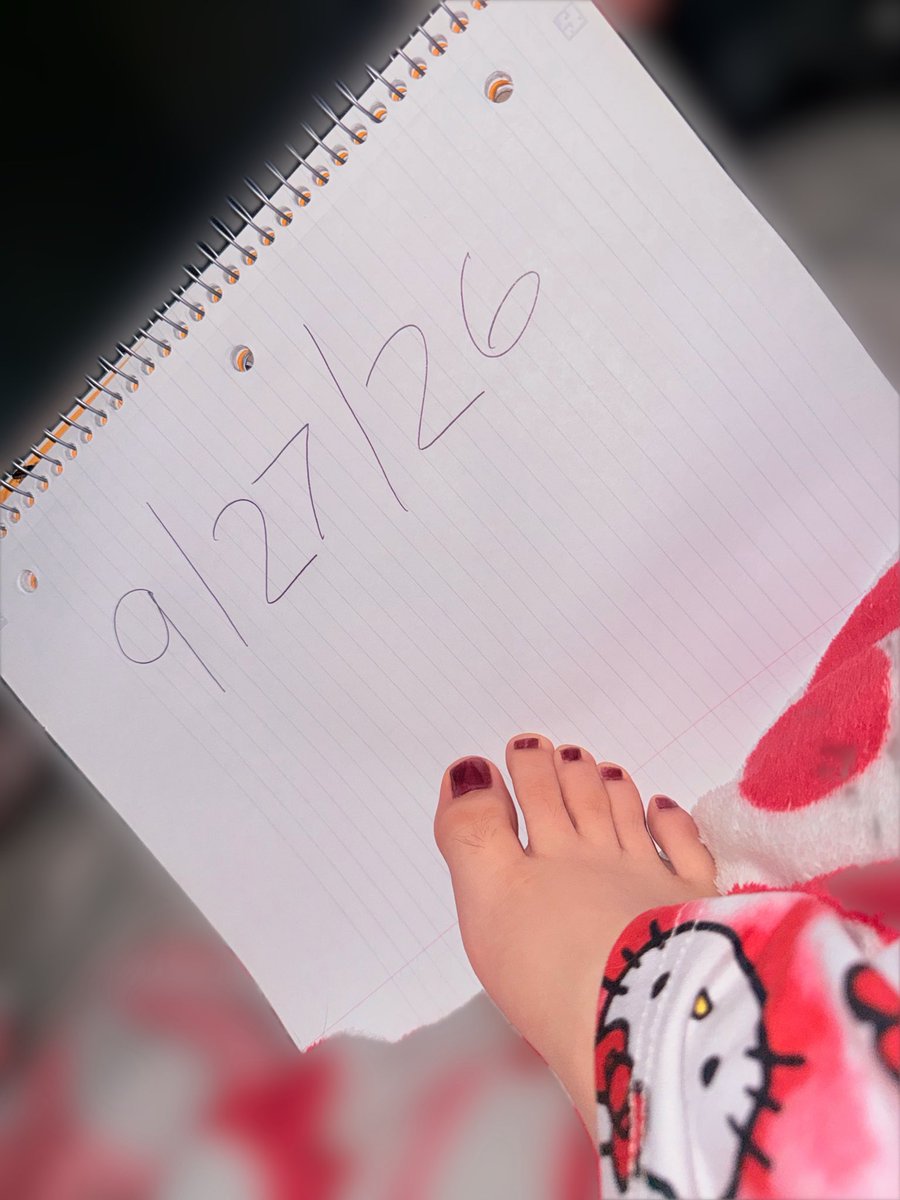 nataliasoless's tweet photo. verification post! 
9/27/26 
#feet #footfetısh #footseller #usedsocks #feetfetısh #feetworshi̇p https://t.co/0U8XkAy8Vo