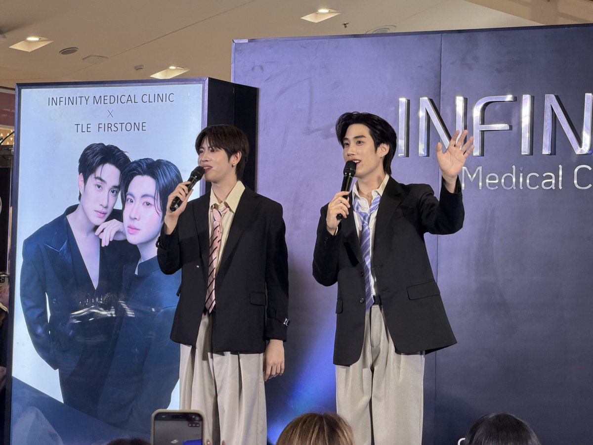 DomundiTV's tweet photo. ขอขอบคุณ “Infinity Medical Clinic TH” ที่ให้เกียรติ “เติ้ล” @TLE_mtm และ “เฟิร์สวัน” @firstone_wnk ได้มาร่วมกิจกรรมงานในวันนี้นะคะ 🥰

ขอขอบคุณแฟน ๆ ทุกคนที่มาเจอกัน รวมถึงแฟน ๆ ที่ส่งกำลังใจมาให้ทั้งสองคนด้วยนะคะ 🫶🏻✨️

#InfinityMedicalClinicxTFO https://t.co/rPcVRkwCcY