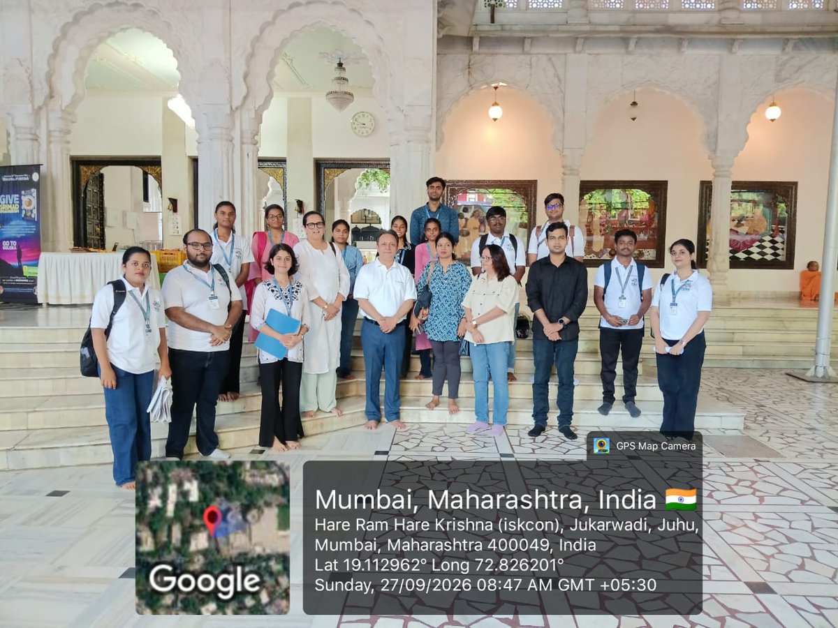 IndiatourismM's tweet photo. Celebrating #WorldTourismDay2026 with a Heritage Walk through Juhu! Indiatourism Mumbai supported GICED, University of Mumbai, in exploring Juhu’s rich cultural and architectural heritage with 20 participants.
#Indiatourism #Mumbai #Juhu #HeritageWalk #IncredibleIndia https://t.co/M1petE8O5u