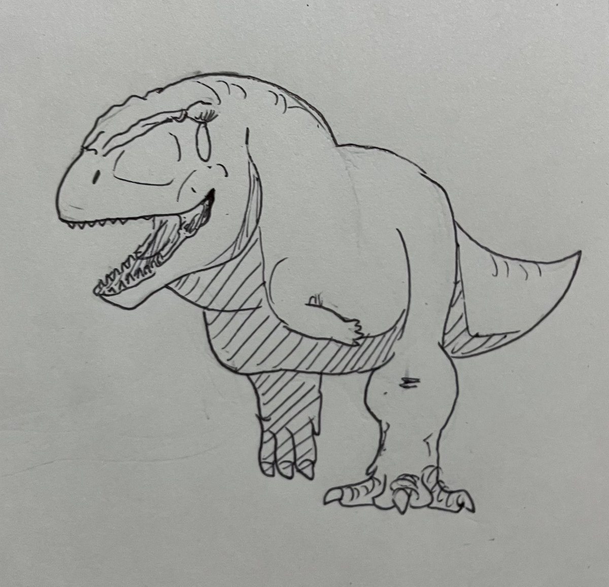 vRmyuVLUr628696's tweet photo. 【毎日イラスト180日目】(復帰2日目)
#Rugops
#paleoart https://t.co/4ZzXmEv0kx