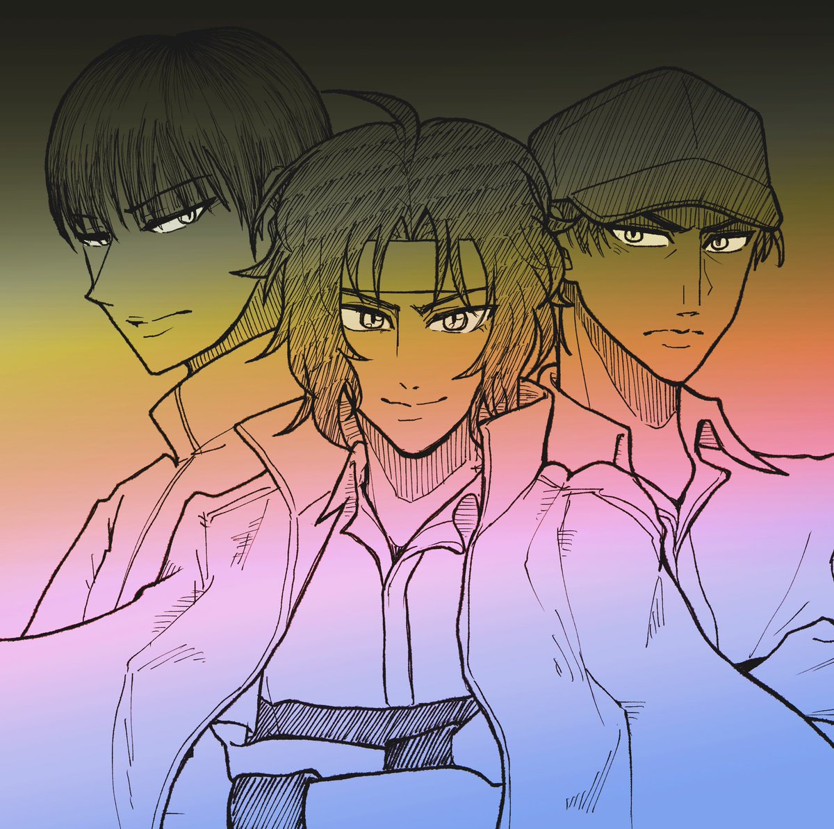 m_35521's tweet photo. 最近新テニを見て立海に落ちました
絵を描くことで気持ちを整理するタイプのオタクです

#テニプリ好きさんと繋がりたい https://t.co/z3moDlwIwr
