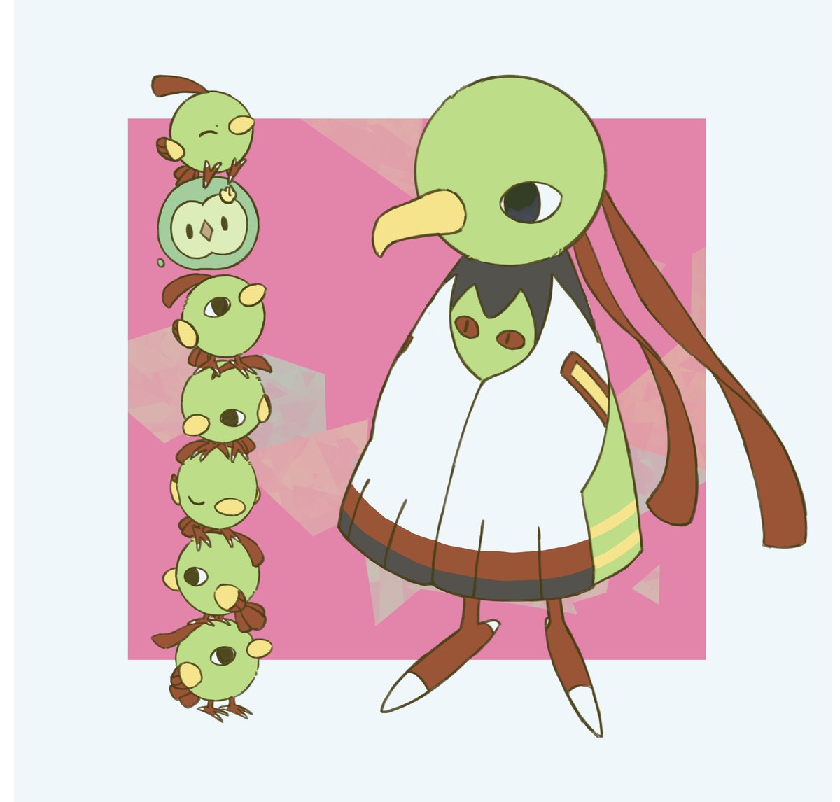 Aegis_pkmn's tweet photo. ネイティ6つ+ユニラン1つ=ネイティオ
#ポケモンファンアート https://t.co/IioQOBos4X