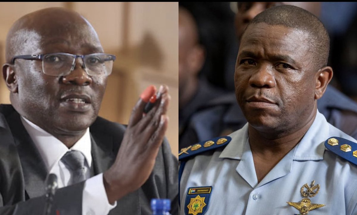 Ndlombango's tweet photo. These 2 are failing our country right now. 11 women have been killed in the country and Crime Intelligence and Organized crime Units can’t crack them! https://t.co/IOJZ3u80m6