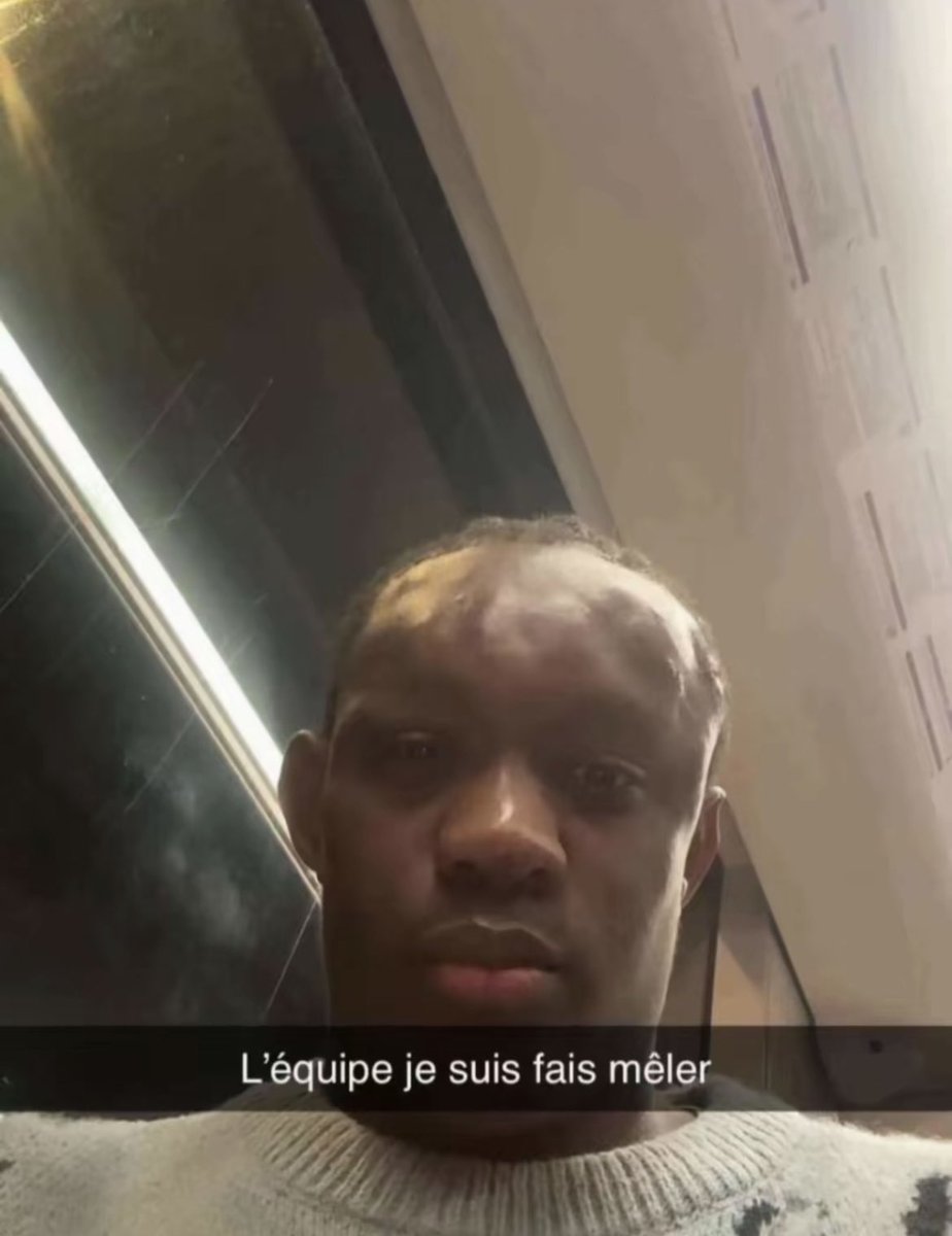 Fuckbibiforever's tweet photo. @HankMoodyBZK Cyril Doumbe après son combat contre Benoit Saint Michel https://t.co/lnqzNdXCpL