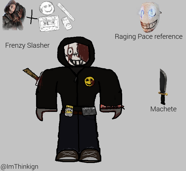 ImThinkign's tweet photo. Frenzy Slasher
this skin is inspired by the legion from dead by daylight
#forsaken #forsakenrblx @rblxforsaken https://t.co/GAXHqF9E6C