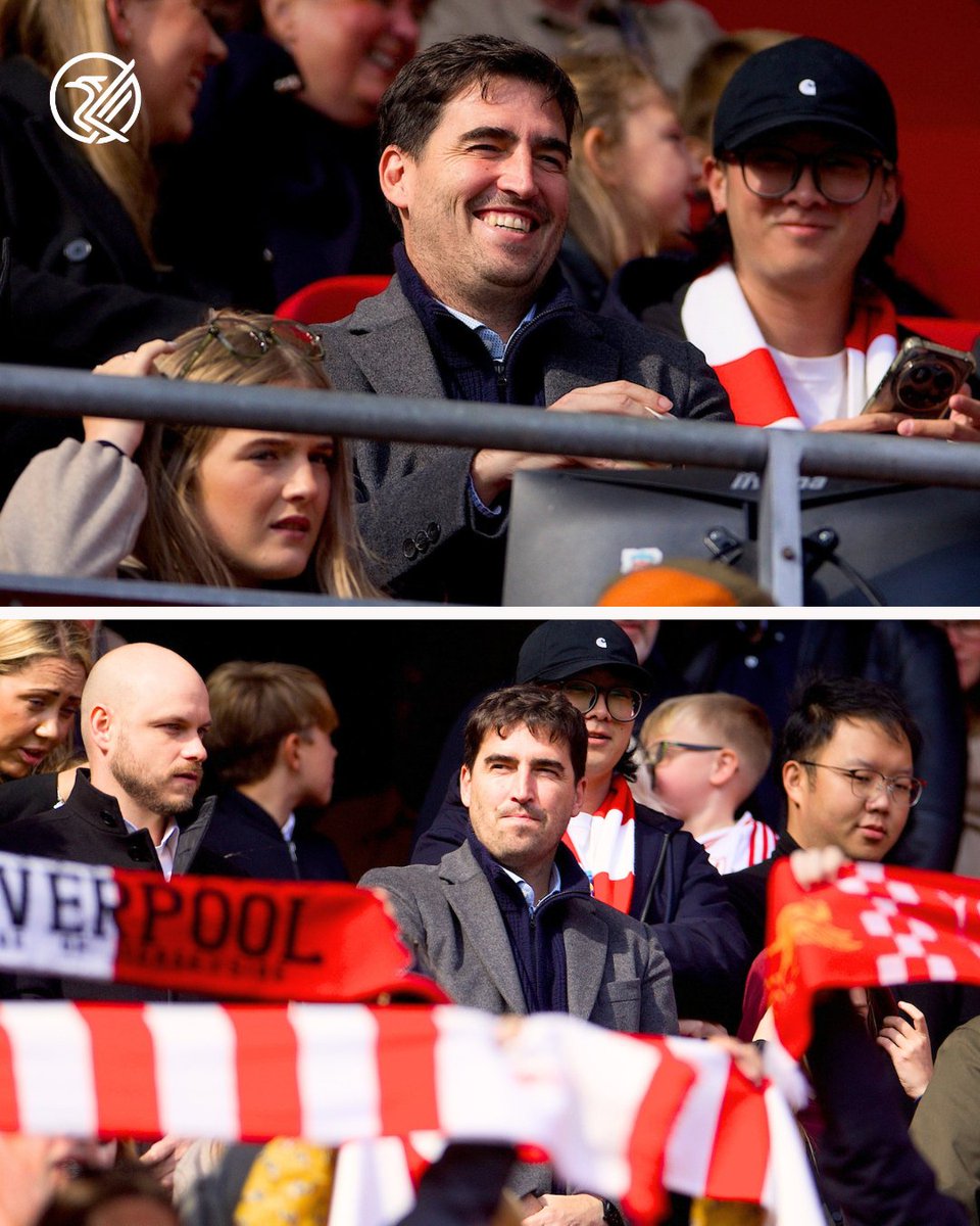 thisisanfield's tweet photo. ❤️ Andoni Iraola and his family are at Anfield today to watch Liverpool Women in the Merseyside derby.

Great to see! https://t.co/mWfMSIyaXM