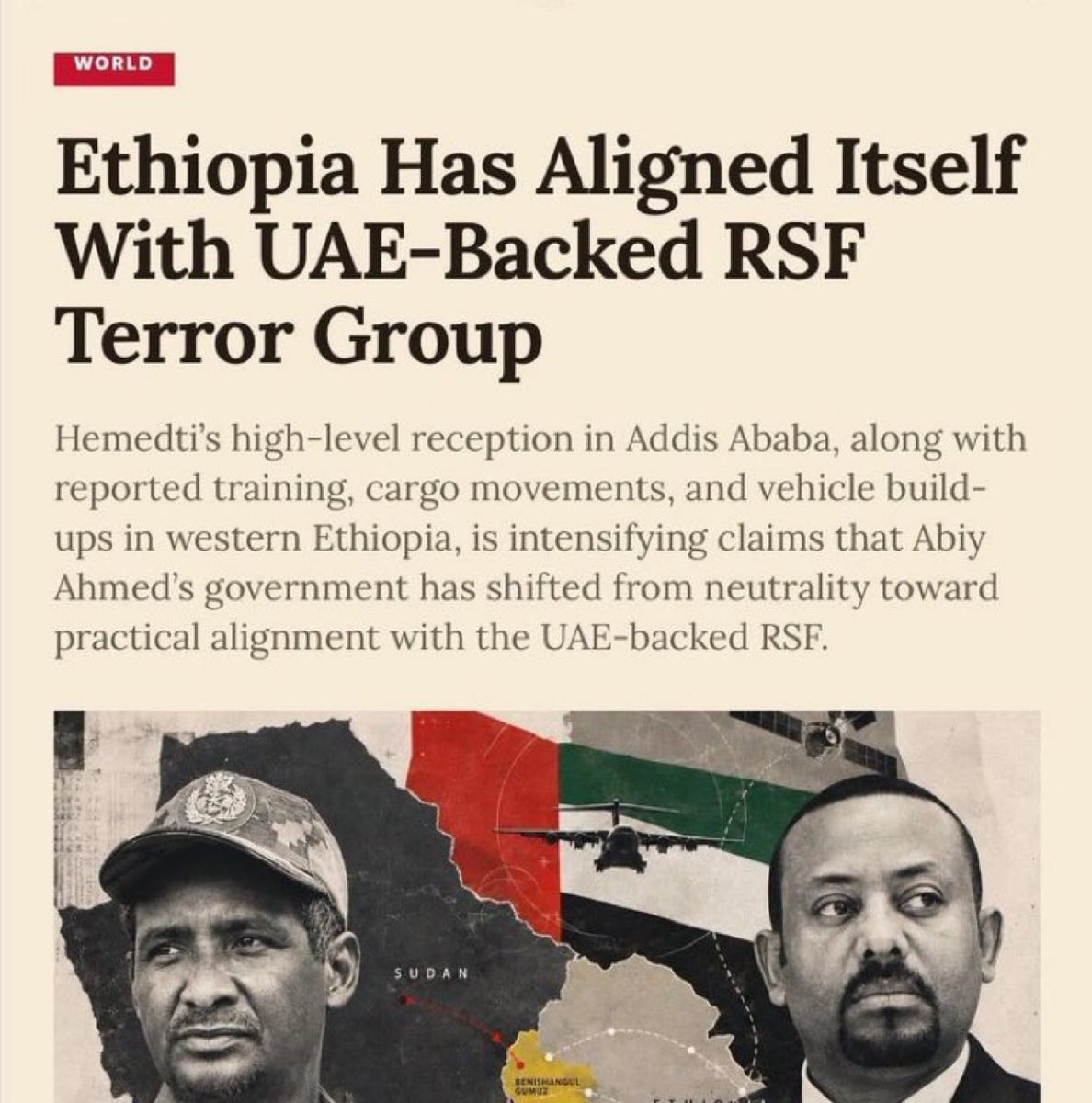 NoPartialRights's tweet photo. We must continue to demand justice for the victims of the Tigray massacres: 

Between 2020 and 2022, civilians in Tigray were slaughtered, starved, raped, and driven from their homes. 

Eritrean troops, Ethiopian federal forces, and allied militias stand accused of some of the gravest crimes of this century in the Horn of Africa. 

Survivors still wait. Mass graves are still unnamed. Perpetrators still walk free. A silence bought with a political deal is not reconciliation. It is abandonment.

Reporting that Ethiopia has hosted training for Sudan’s Rapid Support Forces, a force itself accused of mass atrocity, raises a brutal question: has a government that never answered for Tigray begun to export the same logic of proxy war across another border?

The Horn cannot survive another cycle of deniable camps, foreign trainers, and civilians treated as expendable. 

Justice for Tigray is not a closed chapter. It is the test of whether this region will choose accountability or prepare the ground for the next massacre.

#Justice4Tigray