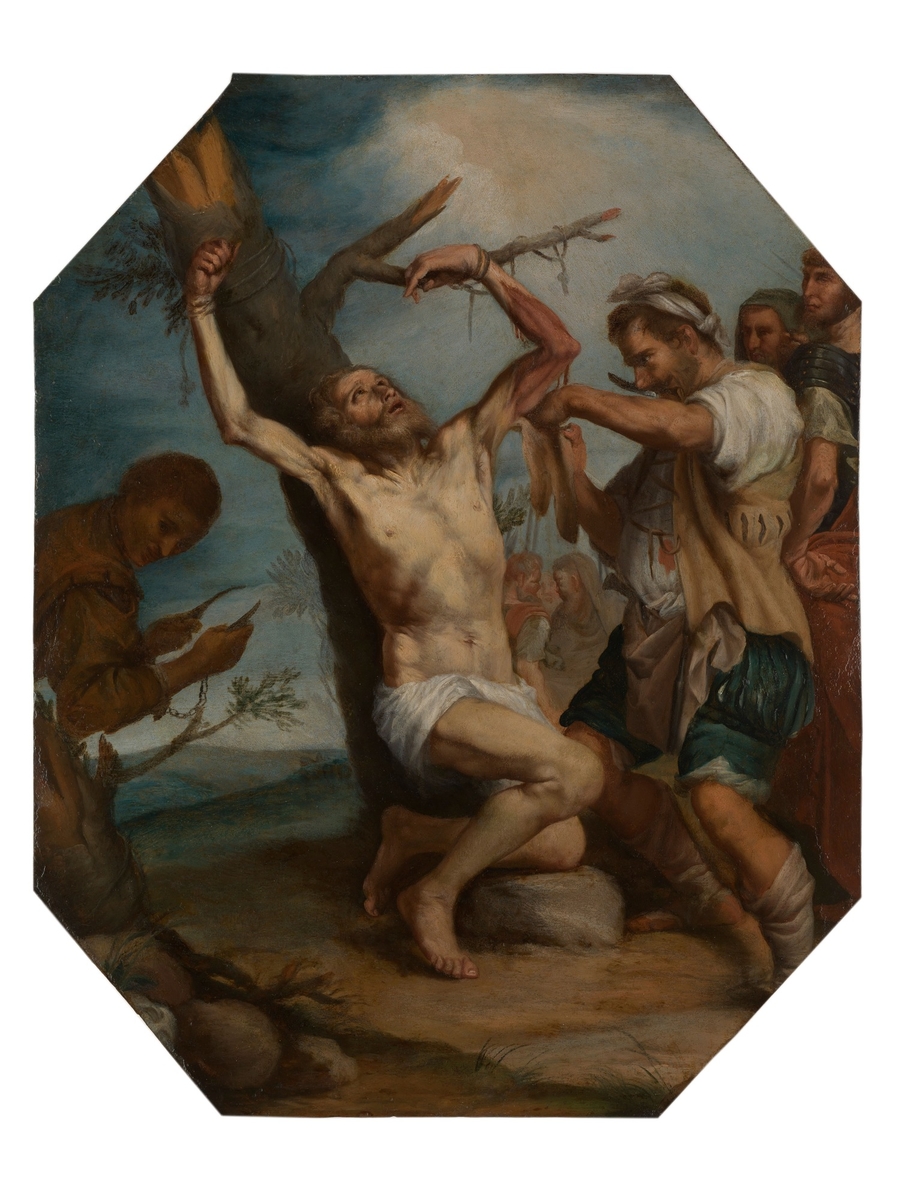 ColeccionMMoret's tweet photo. Seguidor de José de Ribera. El martirio de San Bartolomé. Óleo sobre cobre. @ExploreWellcome https://t.co/qLZAQf5n9w