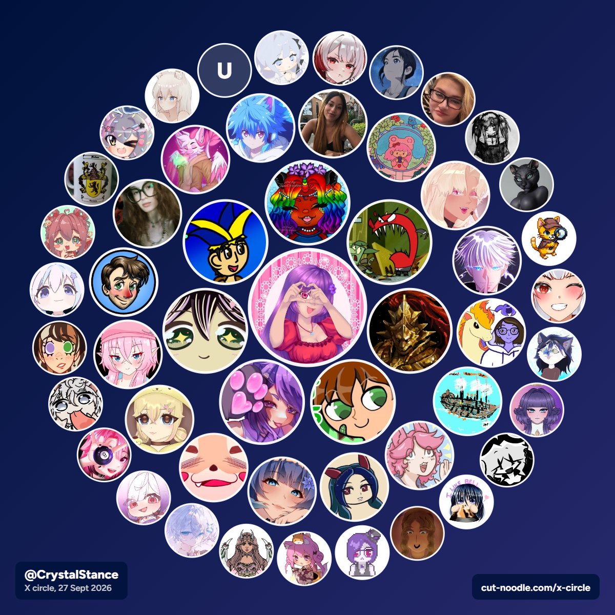 CrystalStance's tweet photo. My inner circle is full of cuteness for real 💜 Even if you're not on here, you literally mean everything to me. I'm so happy you decided to be a part of my life 🫶 https://t.co/ISmAByGAdU