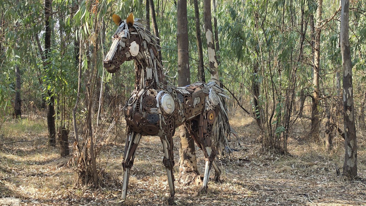 LinseyGallery's tweet photo. We are out and about today and we came across this magnificent piece of a horse.

Would you know where we can find it?? https://t.co/V1ramgG4jw