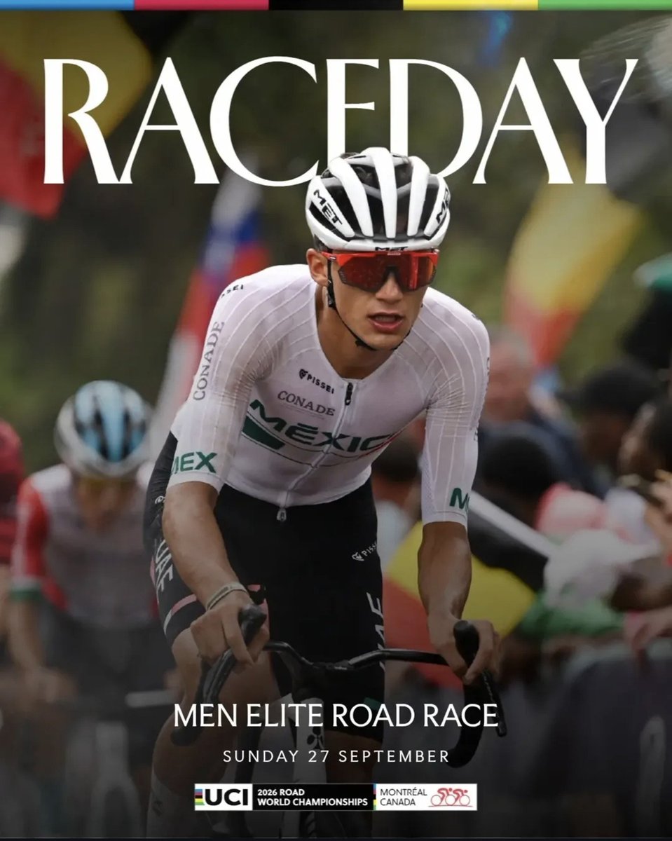 iincycling's tweet photo. 🌈 MUNDIAIS

Chegou o último dia dos Mundiais de Montréal 🇨🇦

🚴‍♂️ 14h00 🇵🇹 | Elite Masculino
📍 Brossard → Montréal
📏 273,4 km | ⛰️ 3.578 m

🇵🇹 Portugal estará representado por: Nelson Oliveira
Ivo Oliveira
João Almeida
Afonso Eulálio
António Morgado
Tiago Antunes

#Montréal2026 https://t.co/3uJ6jszJRU
