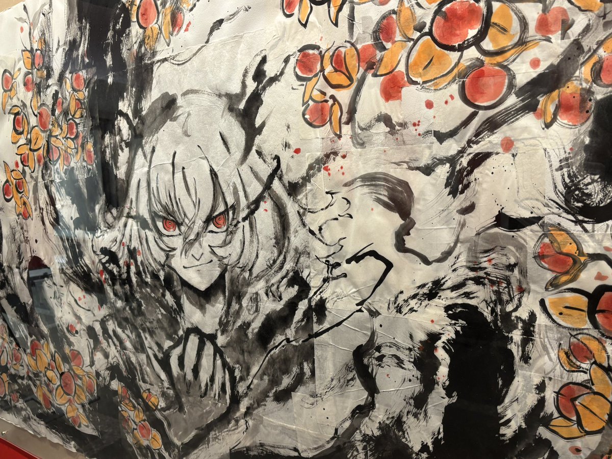 re_maroyaka's tweet photo. じ、じんかいさんの水墨画……え、えぐい…… https://t.co/LdOLF1Aj2B