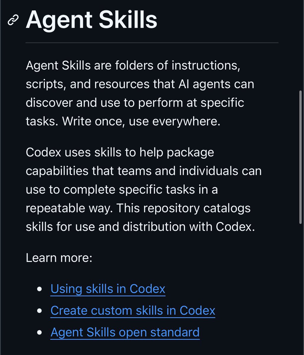 RoundtableSpace's tweet photo. This is an absolute must save resource

OpenAI open sourced a bunch of GPT-6 Astra and Codex skills

Extremely useful

Repo: https://t.co/9DwR4noLIN https://t.co/W9qwuJ7HXo
