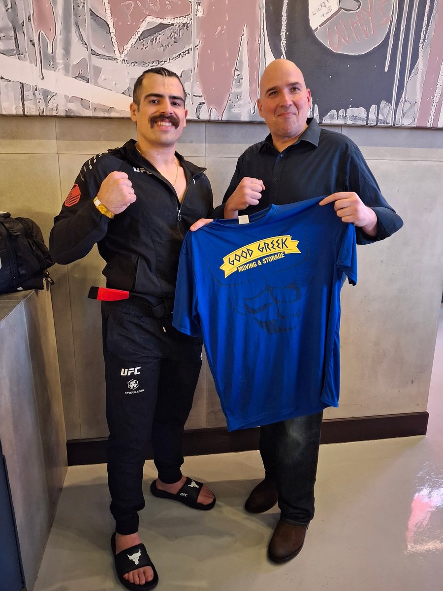GoodGreekMoving's tweet photo. welcome to the Good Greek family Luis Hernandez!  Great job last night! https://t.co/yQHzG51Aok
