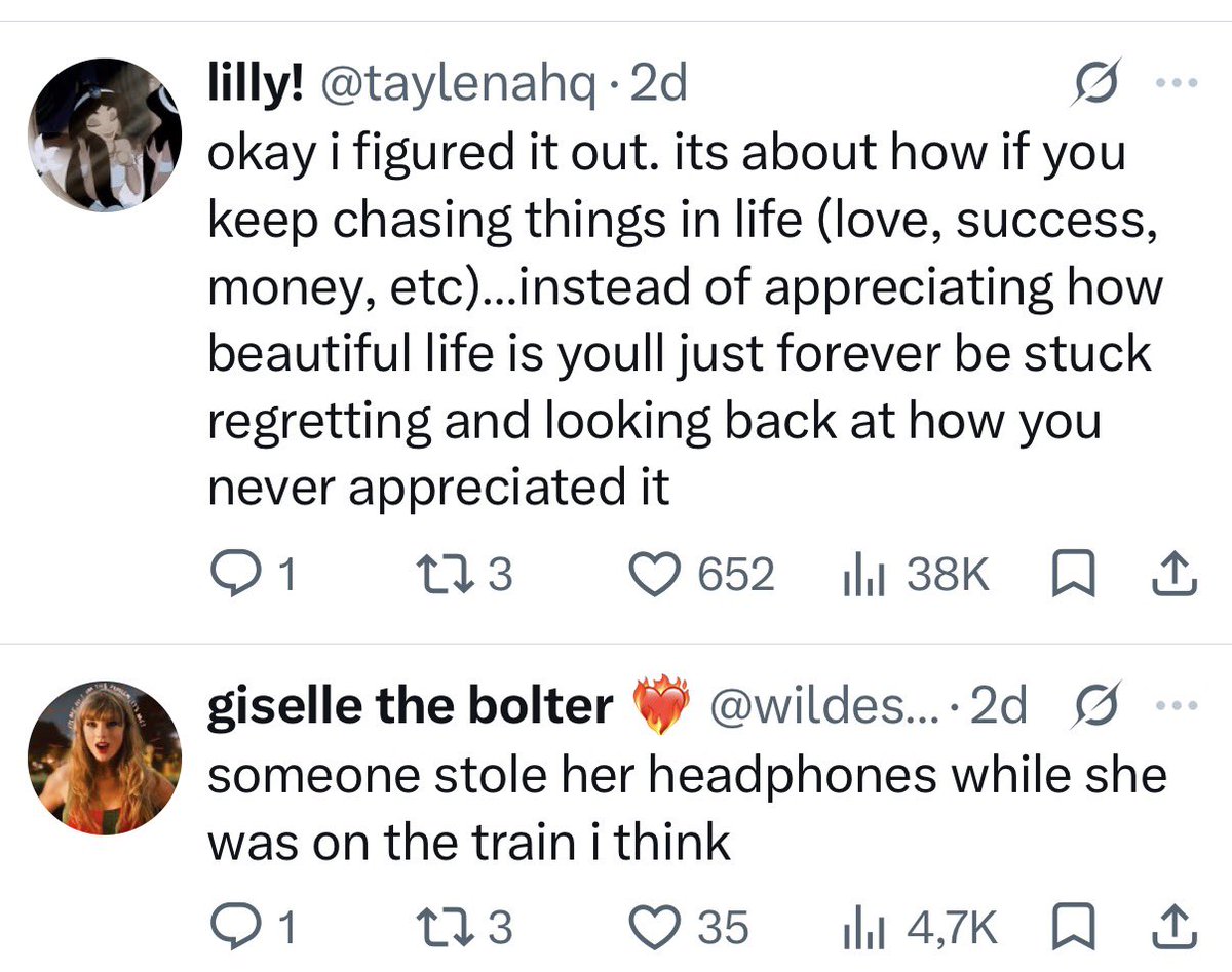 giftedswifted's tweet photo. Two kinds of swifties https://t.co/aI1SBAr5Z1