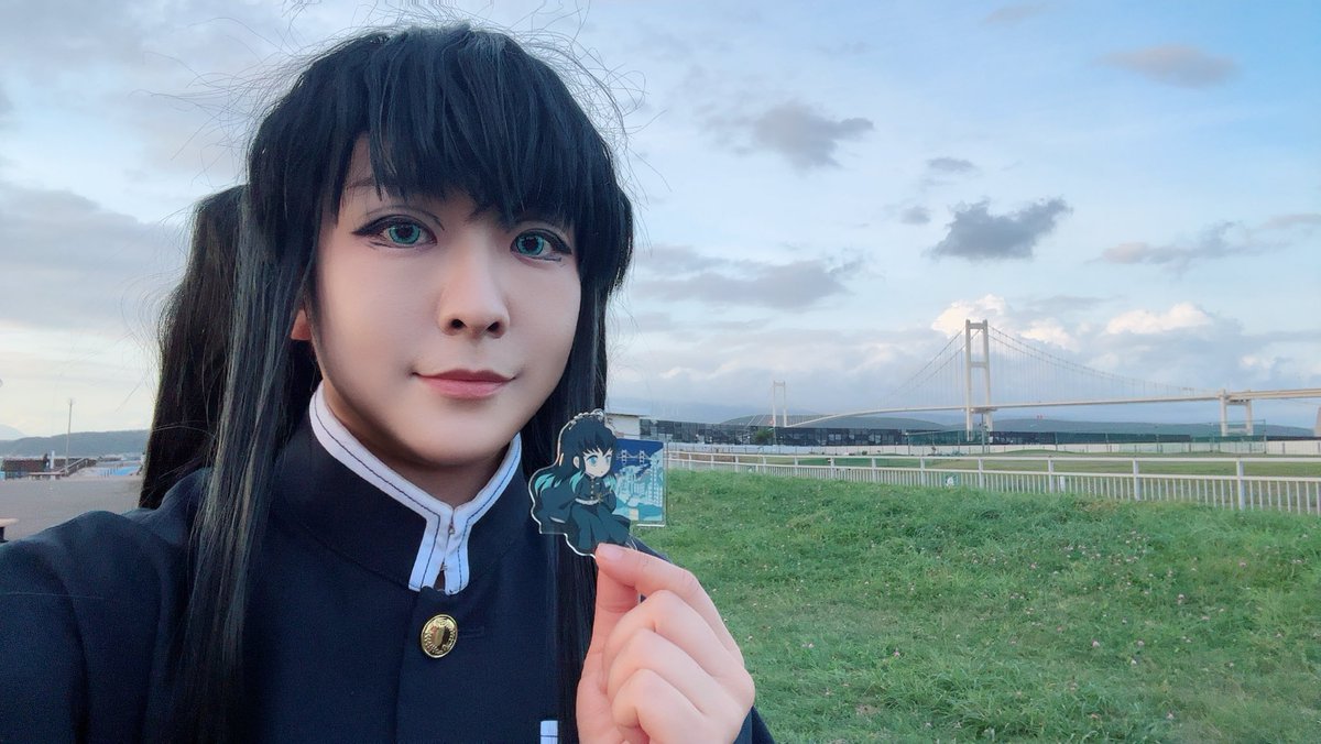 tz_pudding's tweet photo. 【こす🌫️】そくほ

白鳥大橋！
とりあえずむいちろの姿で撮るという目標は達成した
あとは上がってくる写真がどうなるかだ……な！ https://t.co/ThxkRl4LZl