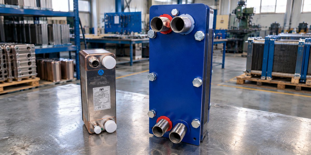 Exergyhe2017's tweet photo. Which one would you choose for your application: Brazed or Gasketed? Why? https://t.co/yZEcigyS2P