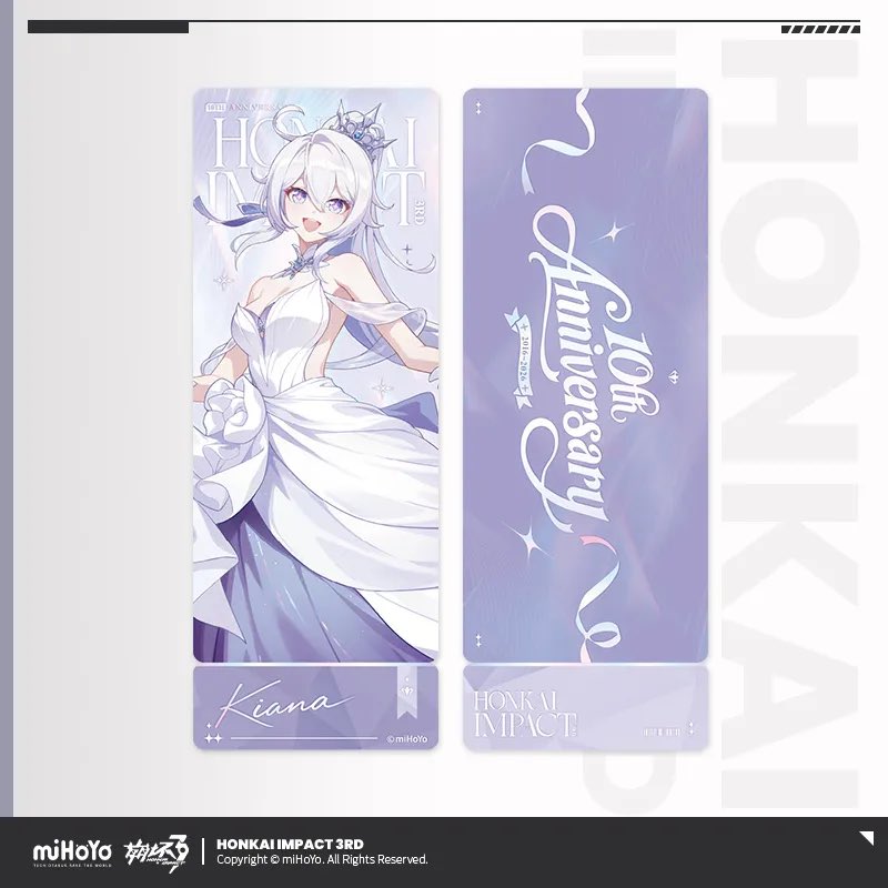 NekoNewss's tweet photo. Hi cuties!~💖✨

-New 10 year anniversary laser tickets for 15 RMB each

-New 10 year anniversary badges for 18 RMB each

starting September 30th!

Characters inc. Kiana/Mei/Bronya/Elysia/Teri/Fu Hua/Dreamseeker/Seele/Durandal/Rita/Vita

Link below!

#HonkaiImpact3rd https://t.co/IRsq7KCuUT