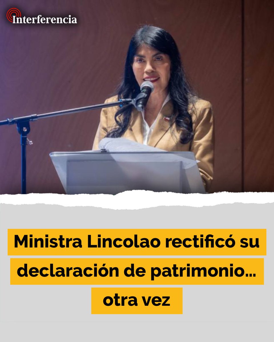 InterferenciaCL's tweet photo. Contraloría exigió a la ministra de Ciencias rectificar su DIP para aclarar el valor de su participación en la startup BuildWithin y que, tras consulta de Interferencia, aclaró es de US$428.036. Esta es la quinta vez que Lincolao ha debido rectificar. 👇
https://t.co/2LSvKipXm9 https://t.co/XgdO1VOdbw