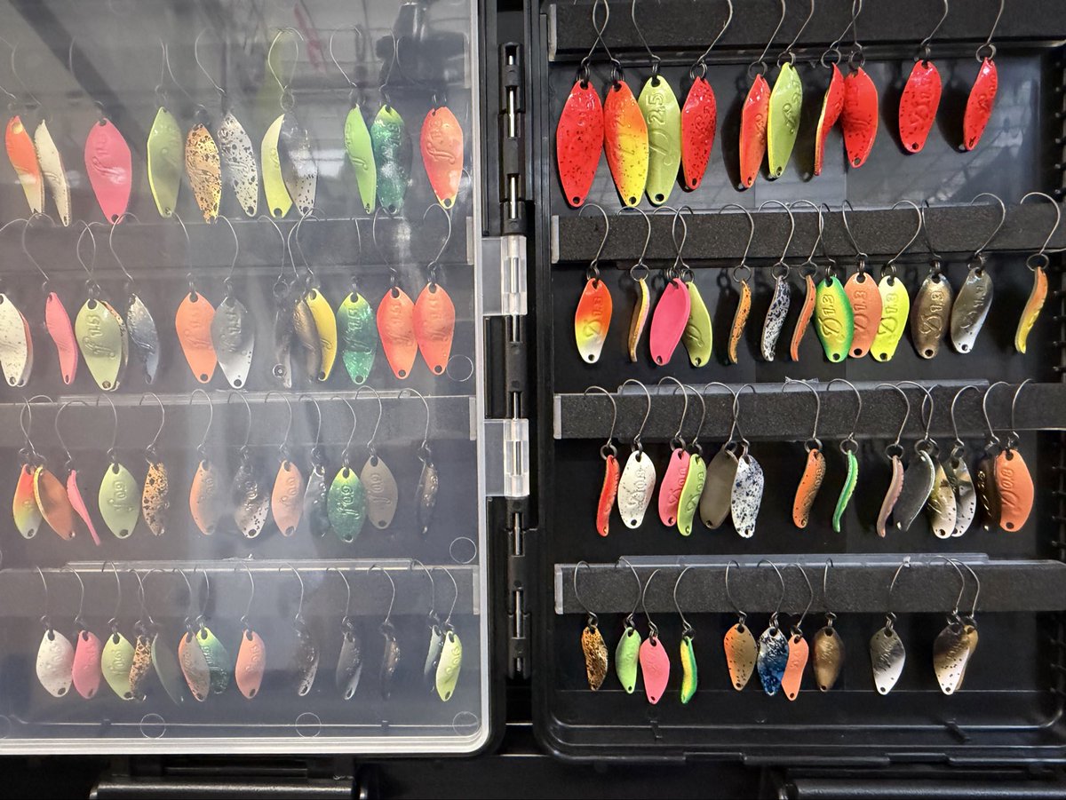 fishing_os's tweet photo. 帰宅したら、追加購入したフォルテ2.1が届いてた！ベルベットアーツさんのスプーンが増えてきたので、ケースも新調😅 https://t.co/uVv5iBFXdM