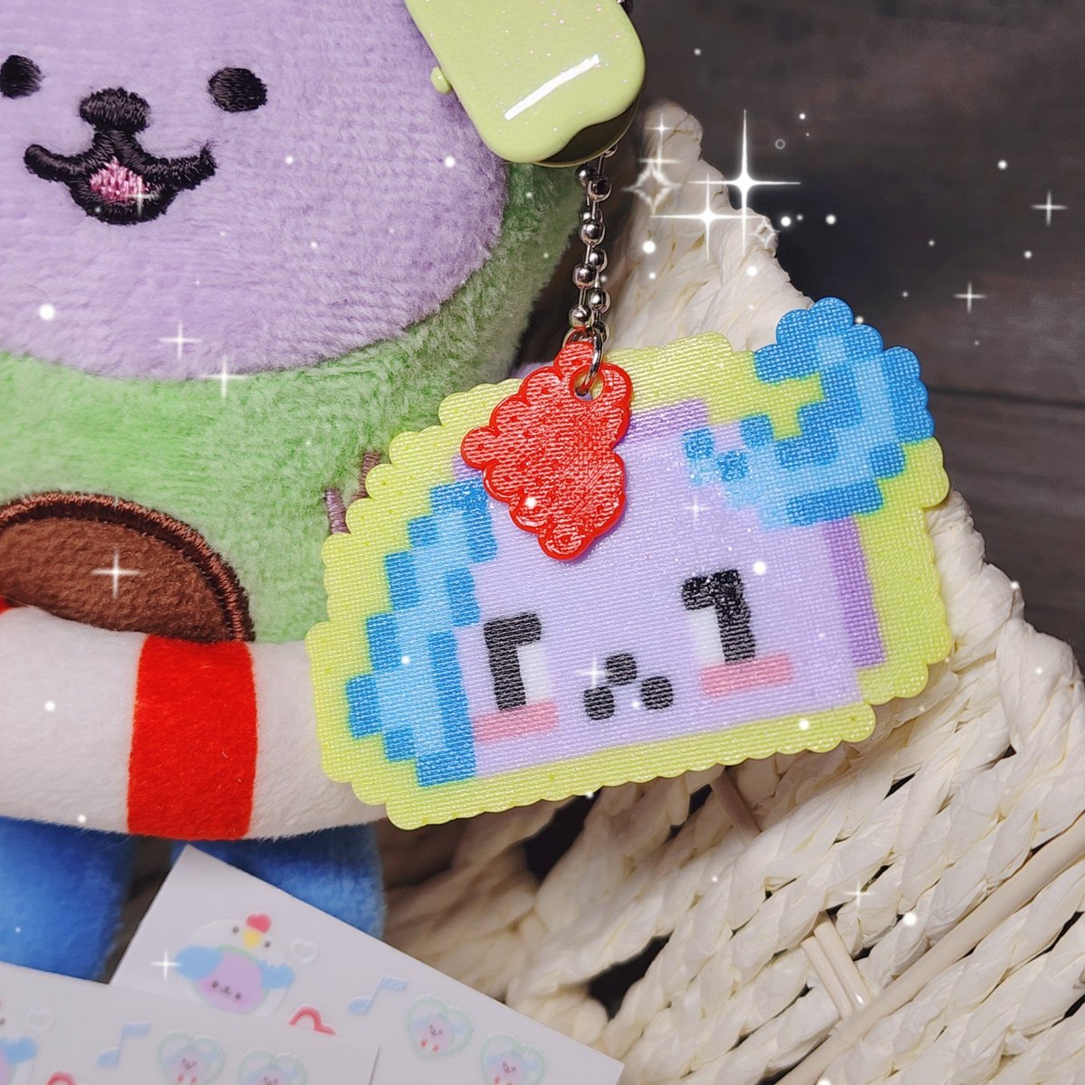 wanwannjeab's tweet photo. Giveaway ♡

Sticker UV 40ea.

Lucky draw 🍀

Standy acrylic 2ea.
Hair clip 8 ea.
Perler beads Keychain 10ea.

 🗓️ : 𝟦 Oct 2026
#GMMTVFANIVAL2026HappyFamily https://t.co/FxjfgqxZIl