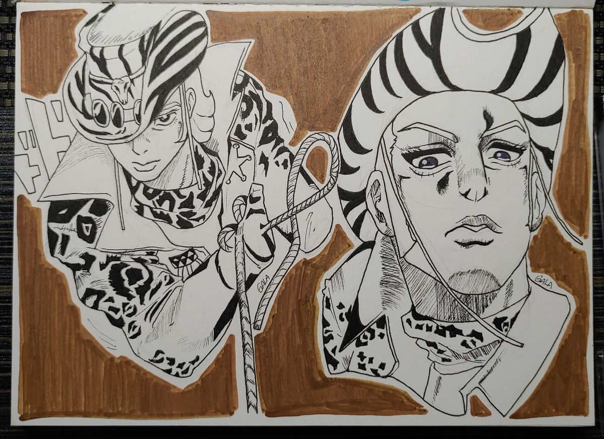galadoesart's tweet photo. He's still a weirdo for trying to pursue a 14 y.o kid 😭💔
.
.
.
#steelballrun #mountaintim #sketches #artmoots #artph https://t.co/aZUuUE7XU3