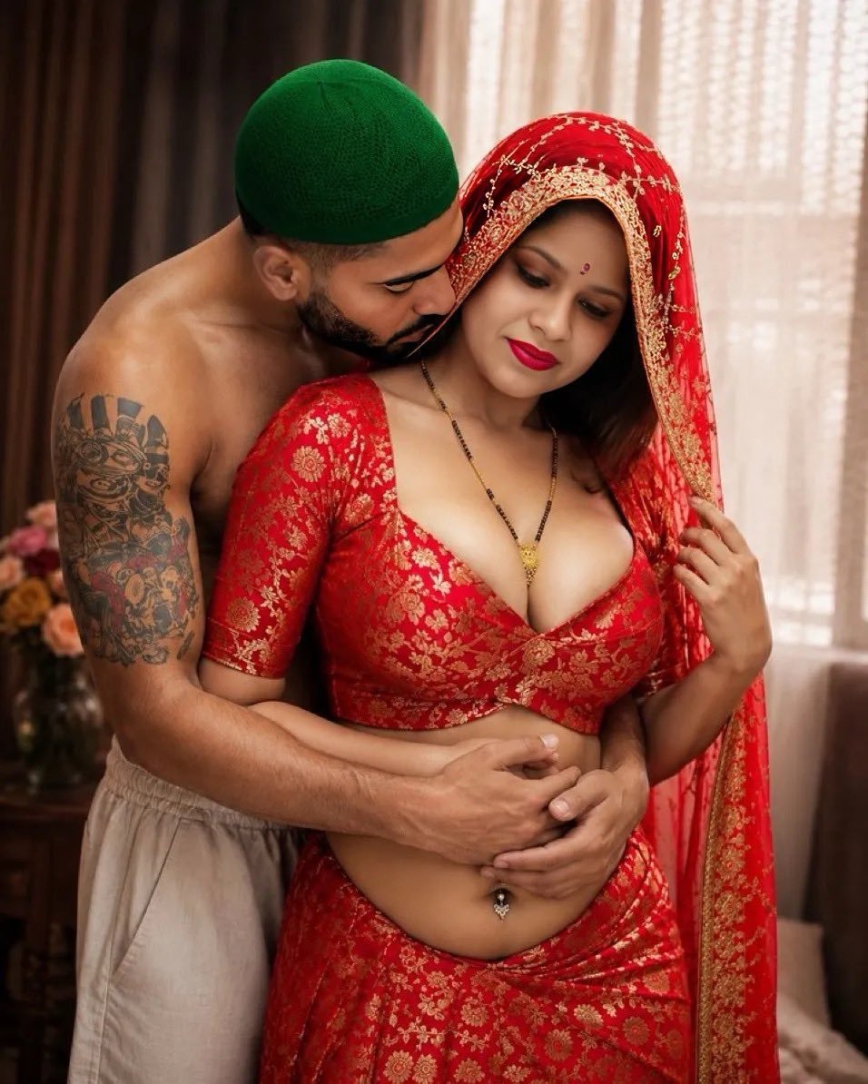 Meenajavedkhan's tweet photo. Javed mare ghar pe a jaya tha jab ma honeymoon vali saree pahan rahi thi tab https://t.co/5XxsFXeloN