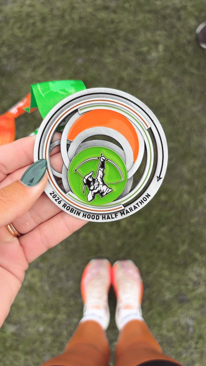 DevonMoore8's tweet photo. Robin Hood Half Marathon 🏃🏼‍♀️✨ https://t.co/6k64onYWrP