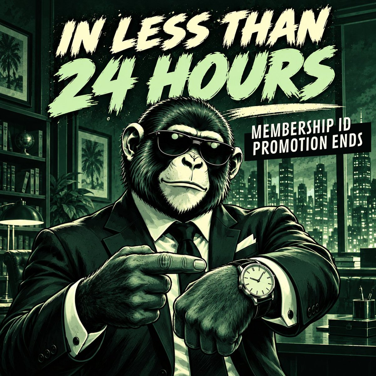 Apeshit_co's tweet photo. Have you claimed your Membership yet? You have less than 24 hours to do so if you want to in the drawing. Claim your Membership ID on the website, contest details in the posts below this. 
Claim here: https://t.co/uevWtPr6D3
Join Telegram: https://t.co/46tsB6RRfT https://t.co/piWzdOPwxo