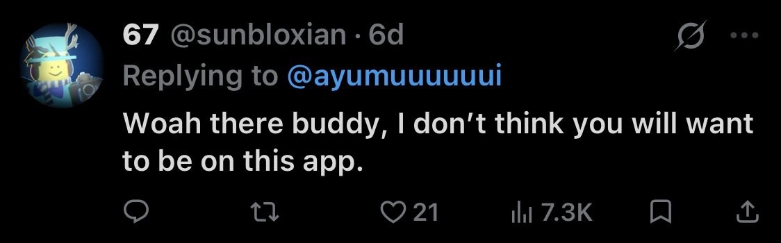 sunbloxian's tweet photo. what the hell did bro do to get suspended.. https://t.co/dCcqE8fPot