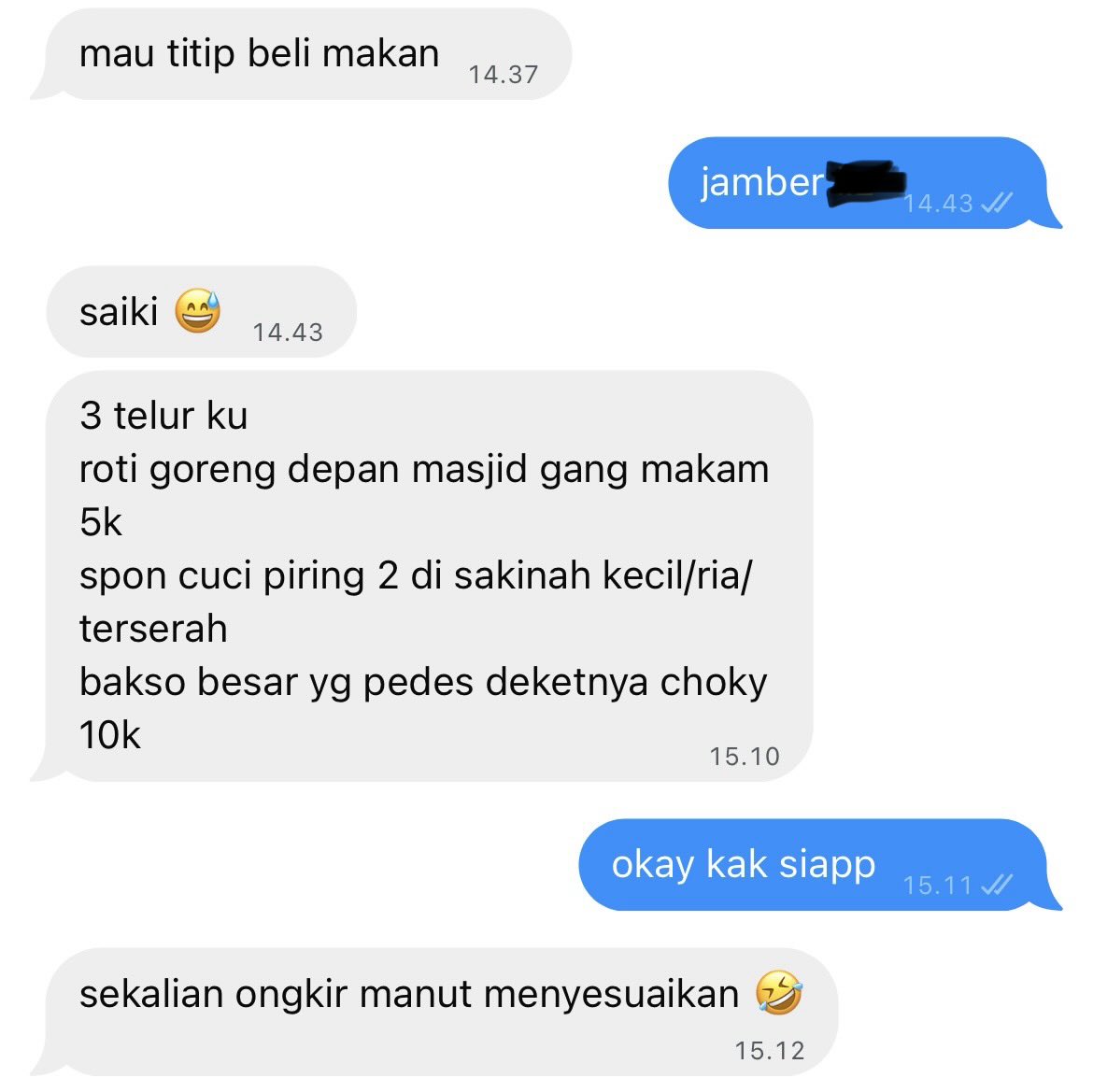 spreiprincess's tweet photo. mau jastip dua tempat sekaligus? cukup 6k aja deh🤩

#its #institutteknologisepuluhnopember #anjem #zonauang #zonajajan #keputih #gebang #mulyosari #jastipkeputih #jastip https://t.co/8bLOCoNB95