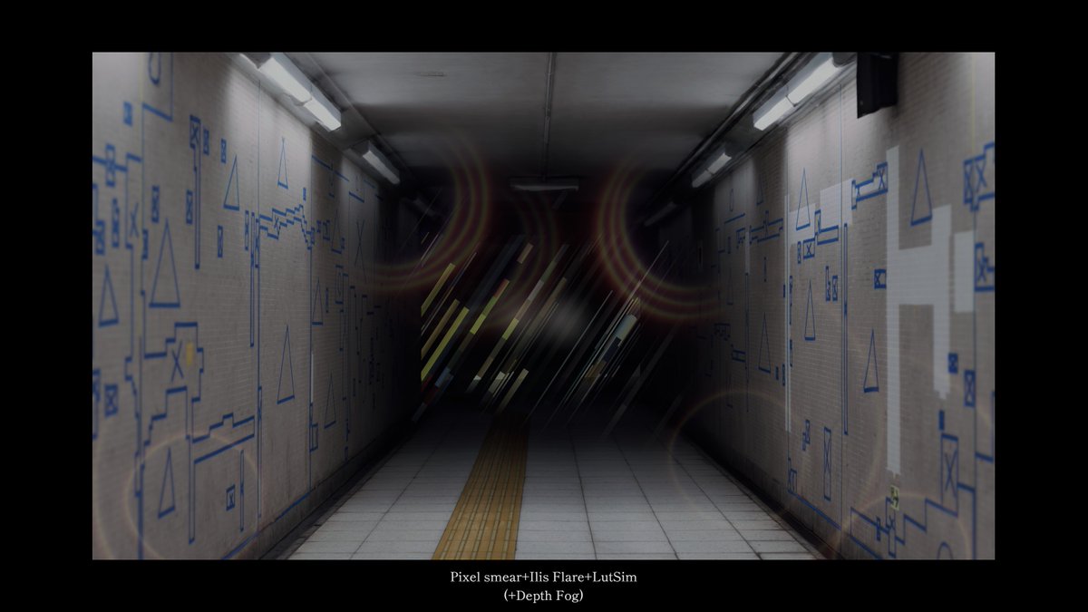 capra_tail's tweet photo. EXFilterを使うとこんな写真が取れます(かっこの中はgummidotさんのCamera Add-onsに含まれるのギミックです）
どこか不思議だったり、どこか夢のようだったり、どこか怖かったり。
そんな表現をしたい自分が考えたフィルター、なんかなんかいっぱい増えてきてました。
#VRCLensEXFilter https://t.co/eOxK1grBYl