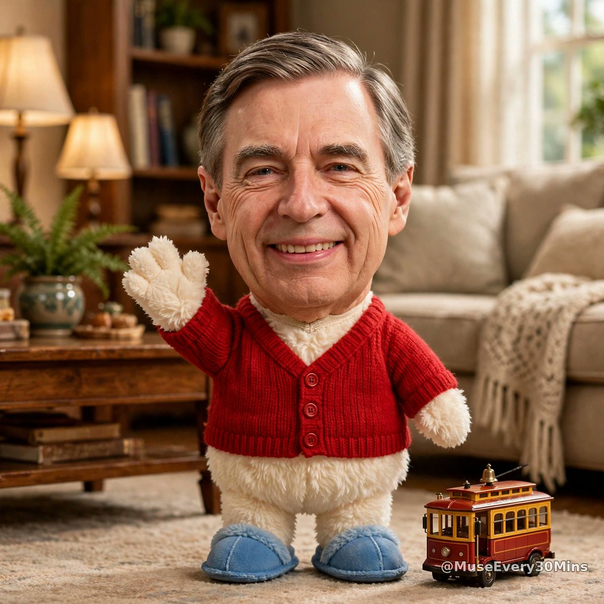 MuseEvery30Mins's tweet photo. 648. Fred Rogers as a @Muse https://t.co/7BpBFXPajC